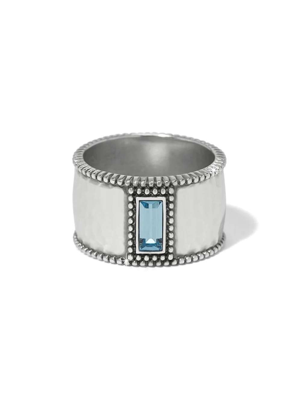 Pretty Tough Gem Wide Band Ring  SIZE 7   NWT